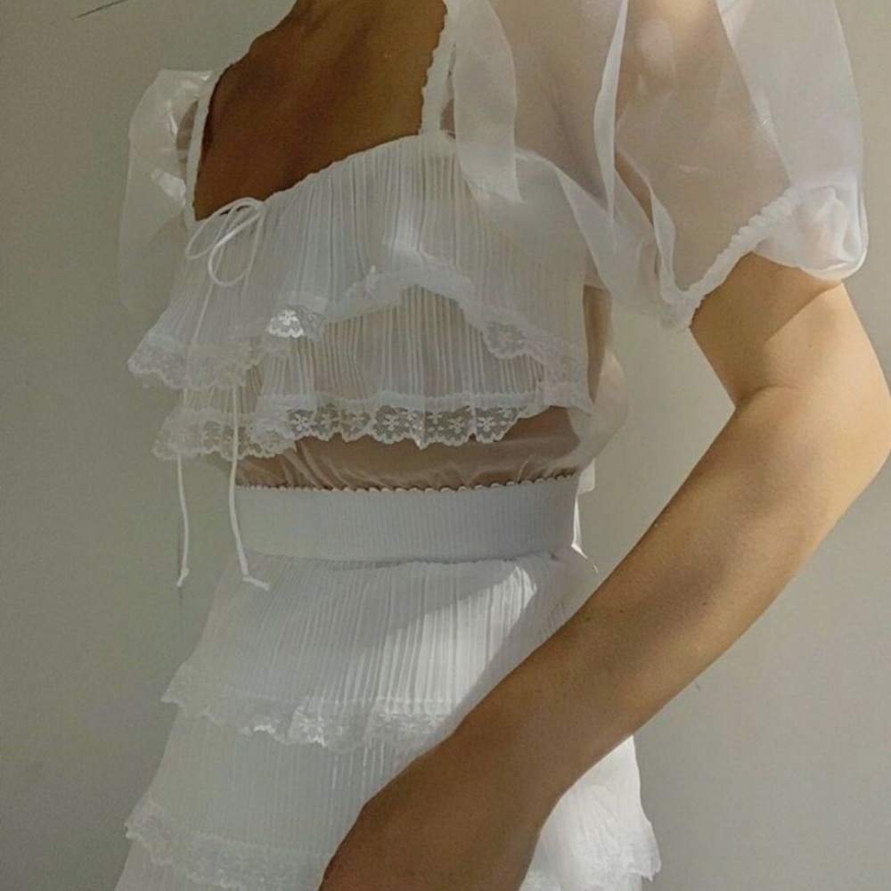 For Love and Lemons Posie Mini Dress - Picture 3 of 10